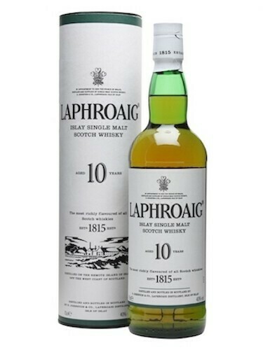 LAPHROAIG ISLAY 10YR SINGLE MALT SCOTCH WHISKEY 750ML