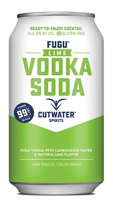 CUTWATER VODKA SODA LIME 355ML