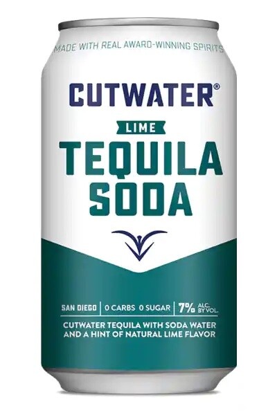 CUTWATER TEQUILA SODA 355ML