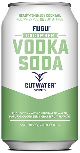 CUTWATER VODKA SODA CUCUMBER 355ML