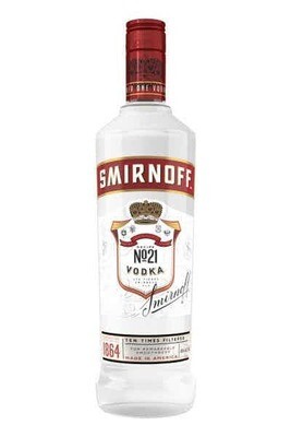 SMIRNOFF VODKA PLASTIC 750ML