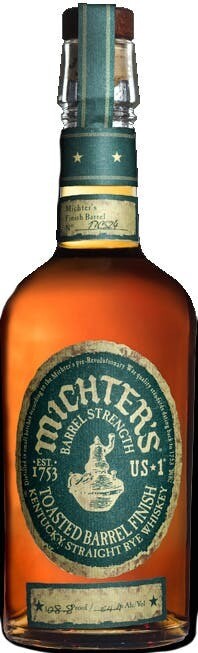 MICHTER&#39;S TOASTED BARREL FINISH KENTUCKY STRAIGHT RYE WHISKEY 750ML