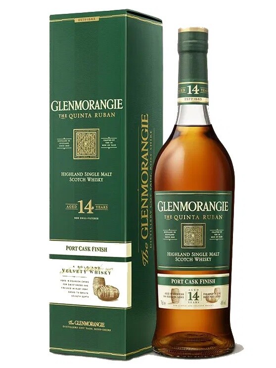 GLENMORANGIE QUINTA RUBAN 14YR SINGLE MALT SCOTCH WHISKEY 750ML