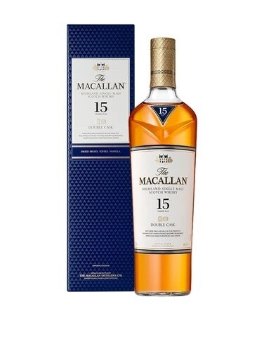 MACALLAN 15 DOUBLE CAST SINGLE MALT SCOTCH WHISKEY 750ML