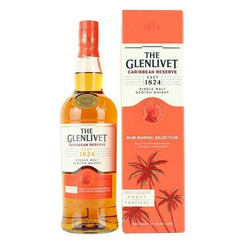 THE GLENLIVET CARIBBEAN RESERVE 750ML