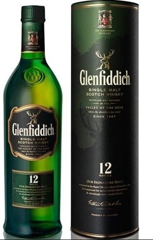 GLENFIDDICH 12YR SINGLE MALT SCOTCH WHISKEY 750ML