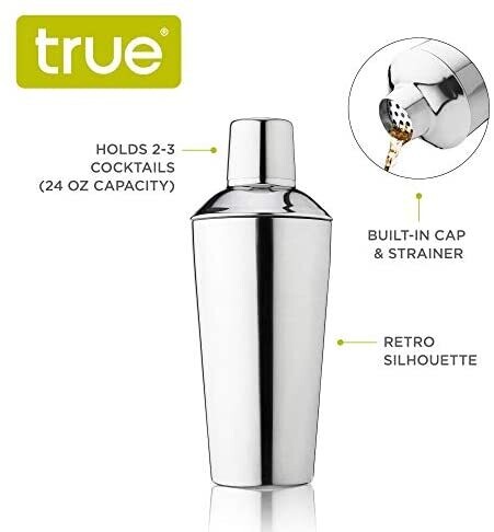 TRUE RETRO COCKTAIL SHAKER 24OZ