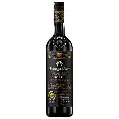 MENAGE A TROIS DOLCE SWEET RED BLEND 750ML