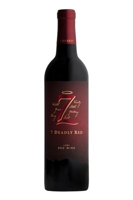 7 DEADLY RED WINE 750ML