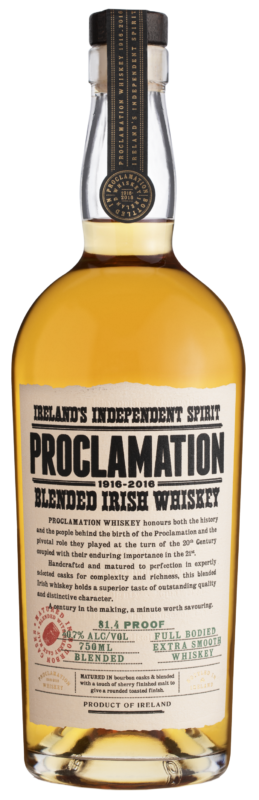 PROCLAMATION BLENDED IRISH WHISKEY 750ML
