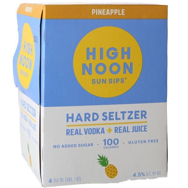 HIGH NOON PINEAPPLE 4 PACK