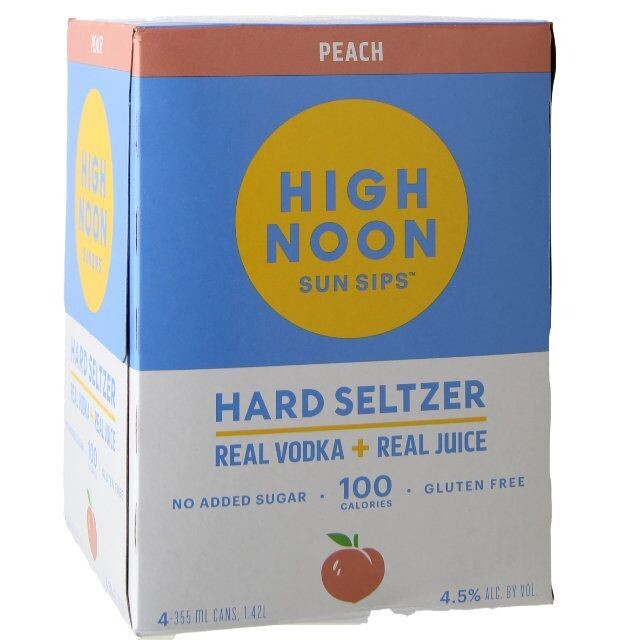 HIGH NOON PEACH 4 PACK