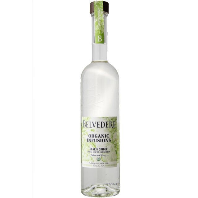 BELVEDERE ORGANIC INFUSIONS PEAR & GINGER 750ML