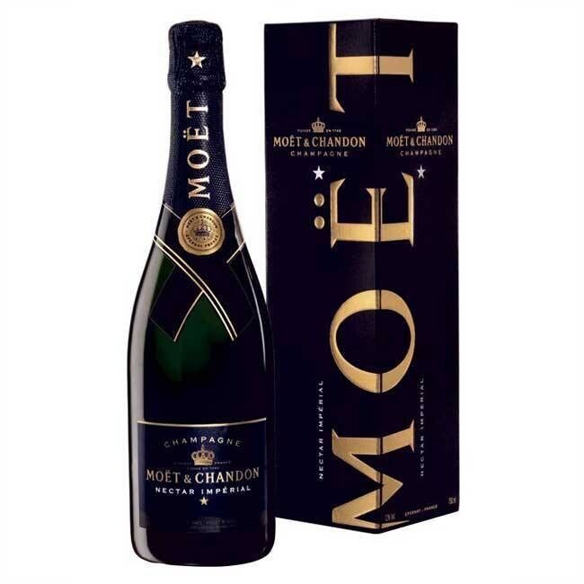 MOET &amp; CHANDON IMPERIAL NECTAR W/GIFT BOX 750ML