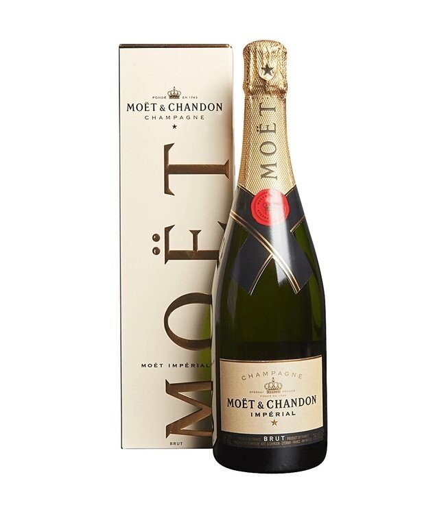 MOET &amp; CHANDON IMPERIAL CHAMPAGNE W/GIFT BOX 750ML