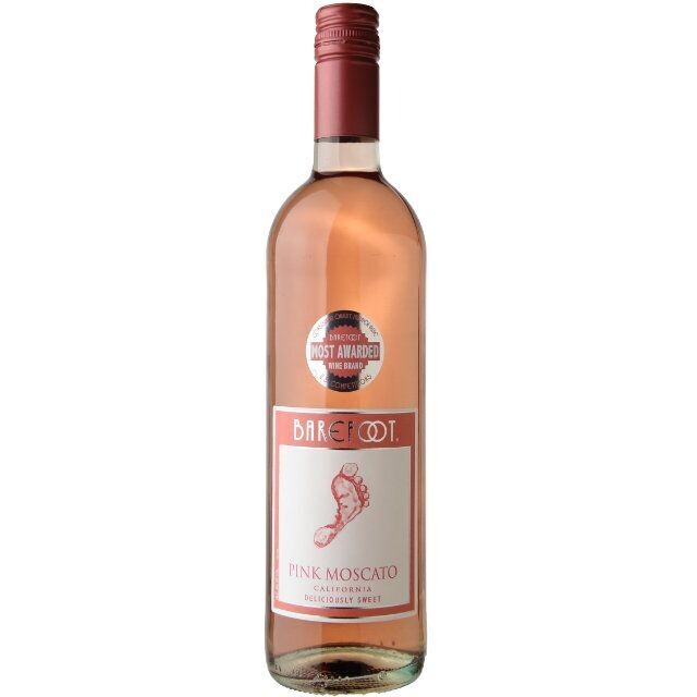 BAREFOOT PINK MOSCATO 750ML