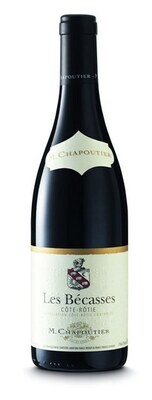 M. CHAPOUTIER LES BECASSES COTE ROTIE 750ML