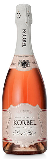 KORBEL BRUT ROSE CHAMPAGNE 750ML
