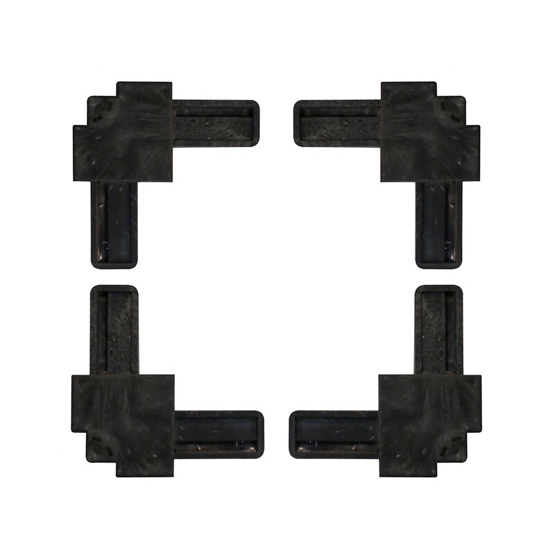 Parts - DIY SafeScreen Aquarium Mesh Screen Winged Corner Tabs [4 Pack]