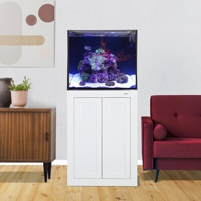 INT 50 Aquarium w/ APS Stand - White INT 50 Aquarium w/ APS Stand - White