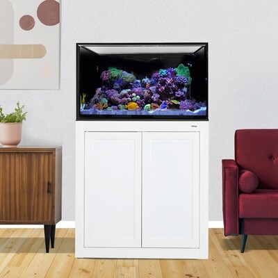 INT 75 Aquarium w/ APS Stand - White INT 75 Aquarium w/ APS Stand - White
