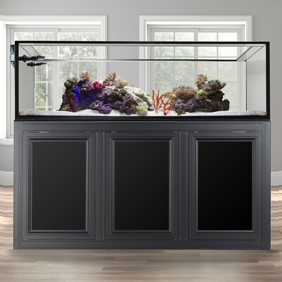 EXT 200 Peninsula Aquarium w/ APS Stand - Black (Made to Order) EXT 200 Peninsula Aquarium w/ APS Stand - Black (Made to Order)