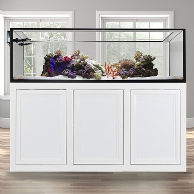 EXT 200 Peninsula Aquarium w/ APS Stand - White (Made to Order) EXT 200 Peninsula Aquarium w/ APS Stand - White (Made to Order)