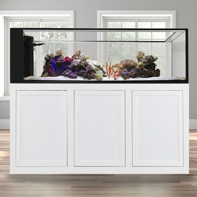 INT 200 Peninsula Aquarium w/ APS Stand - White (Made to Order) INT 200 Peninsula Aquarium w/ APS Stand - White (Made to Order)