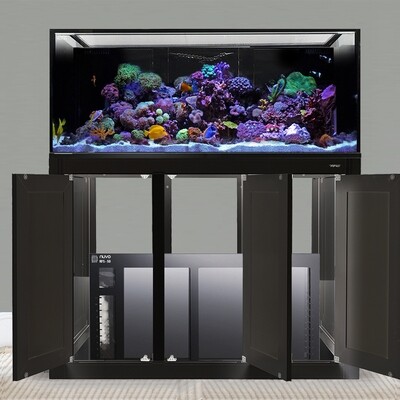 INT 170 Aquarium w/ APS Stand - Black w/ RFS Sump - RFS50 (Made to Order)