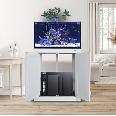 EXT 50 Lagoon Aquarium w/ APS Stand - White w/ RFS Sump - RFS22 EXT 50 Lagoon Aquarium w/ APS Stand - White w/ RFS Sump - RFS22