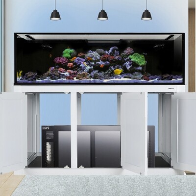EXT 200 Aquarium w/ APS Stand - White w/ RFS50 (Made to Order) EXT 200 Aquarium w/ APS Stand - White w/ RFS50 (Made to Order)