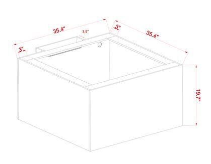 EXT 112 Gallon Lagoon Aquarium Complete Reef System – White (Made to Order)