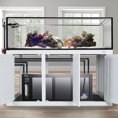 EXT 200 Gallon Peninsula Complete Reef System – White (Made to Order) EXT 200 Gallon Peninsula Complete Reef System – White (Made to Order)