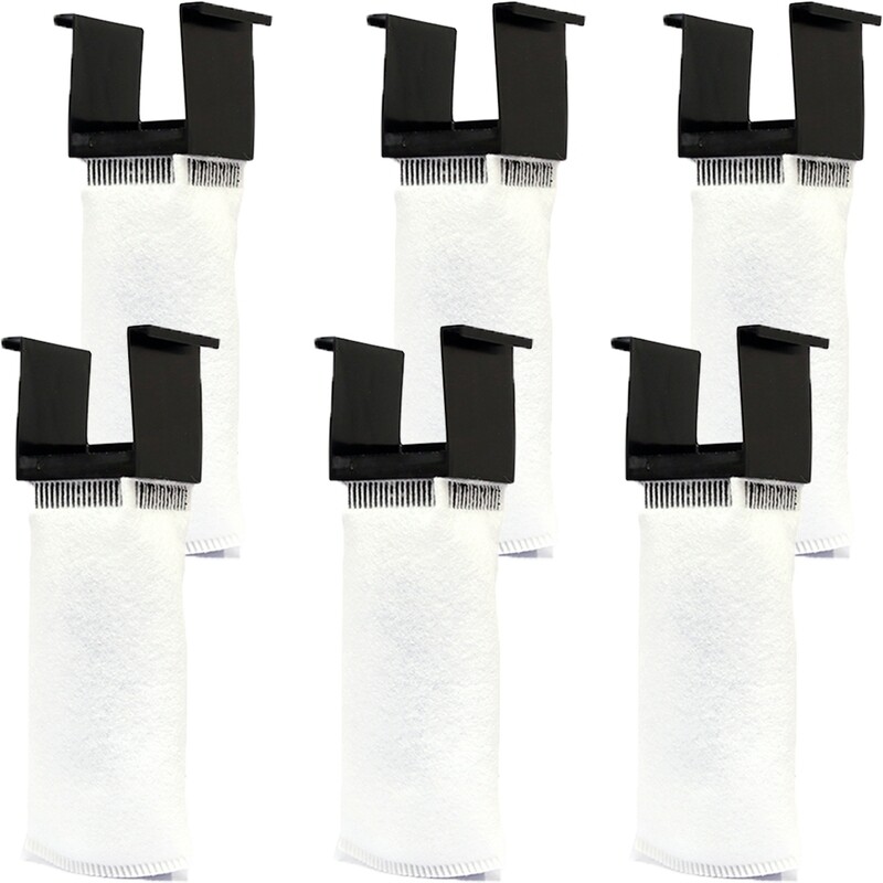 NUVO™ Aquarium 200 Micron Felt Filter Sock w/ Holder [Desktop] - 6 Pack