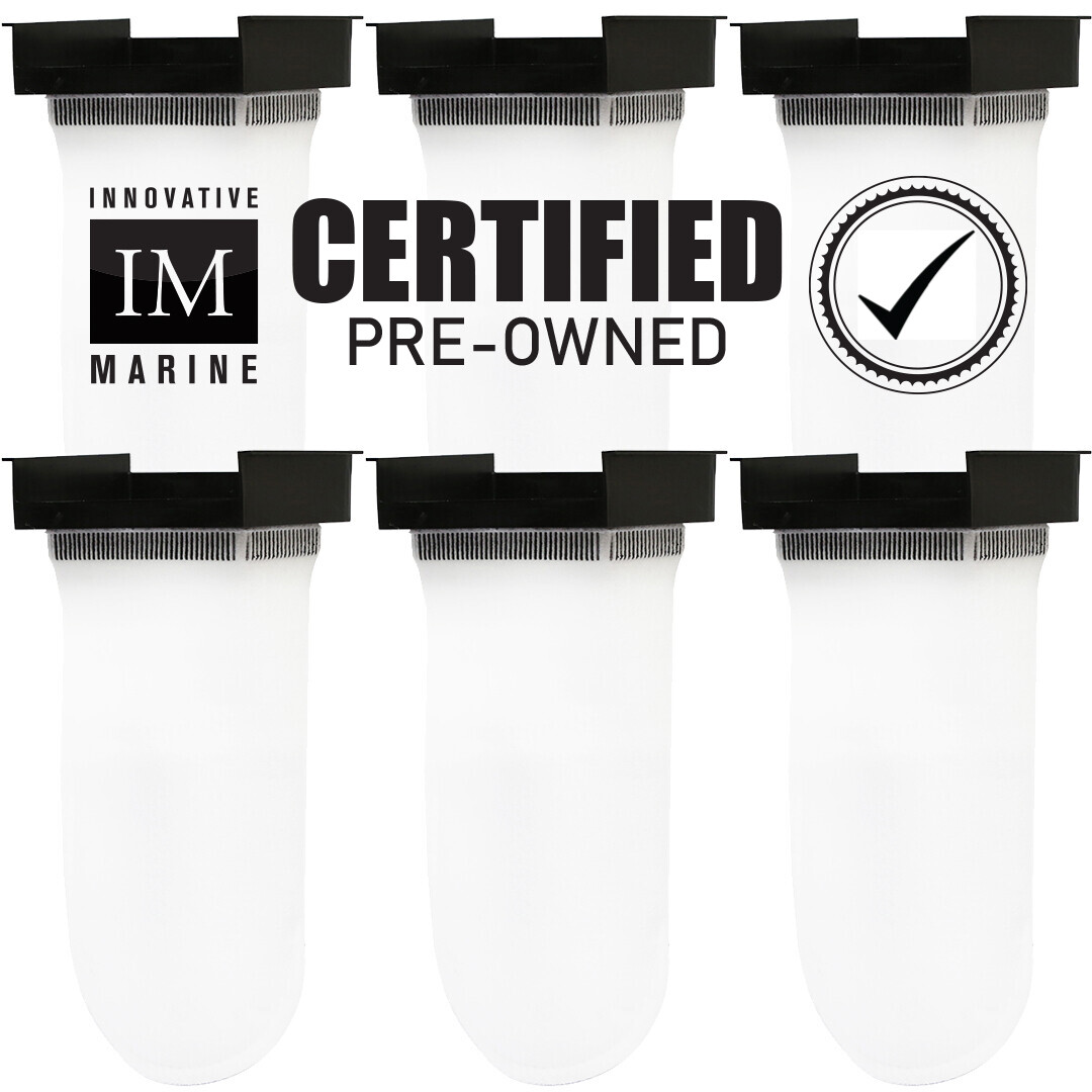 Open Box - NUVO™ Aquarium 200 Micron Felt Filter Sock w/ Holder [Midsize] - 6 Pack