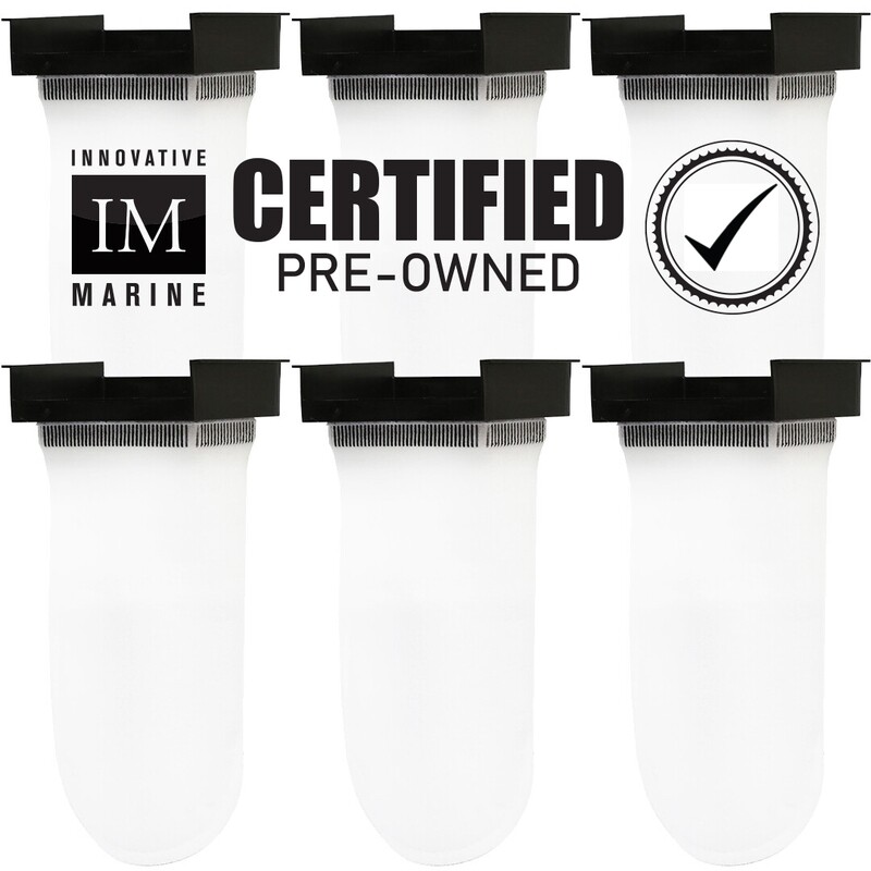 Open Box - NUVO™ Aquarium 200 Micron Felt Filter Sock w/ Holder [Midsize] - 6 Pack