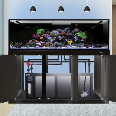 EXT 200 Gallon Complete Reef System – Black