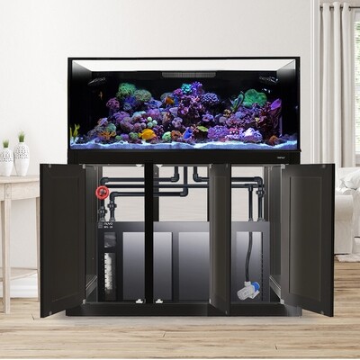 EXT 150 Gallon Lagoon Aquarium Complete Reef System – Black (Made to Order)