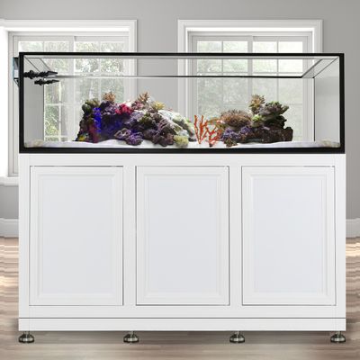 EXT 200 Peninsula Aquarium w/ APS Stand - White (Made to Order) EXT 200 Peninsula Aquarium w/ APS Stand - White (Made to Order)