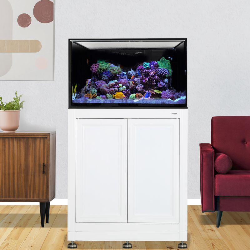 INT 75 Aquarium w/ APS Stand - White INT 75 Aquarium w/ APS Stand - White