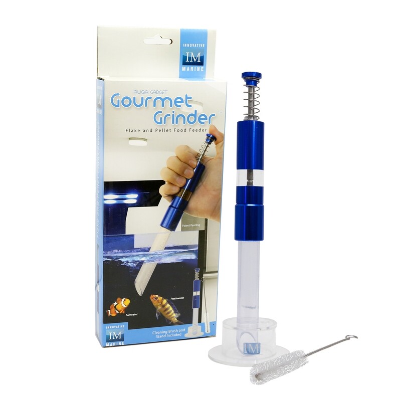 Gourmet Grinder Pellet and Flake Fish Food Feeder