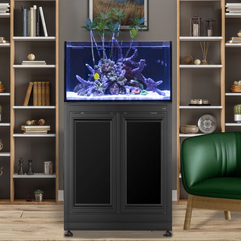 Fusion Pro 2 | 50 AIO Lagoon Aquarium w/ APS Stand - Black
