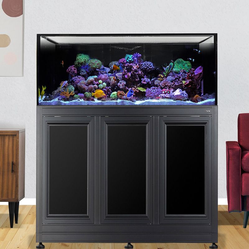 INT 150 Lagoon Aquarium w/ APS Stand - Black (Made to Order)