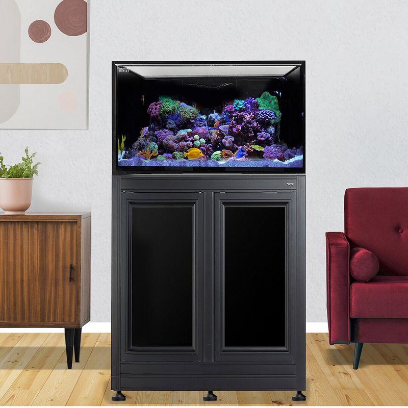 INT 112 Lagoon Aquarium w/ APS Stand - Black (Made to Order)