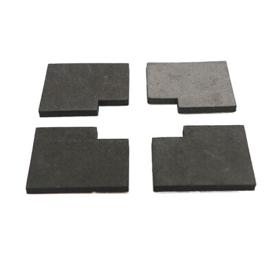 Parts - APS Aquarium Stand Pre-Cut Rubber Feet "Part L" [4 Pack]