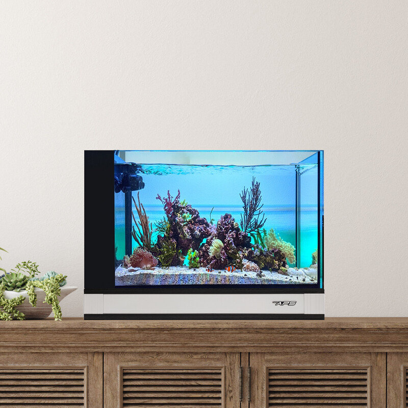 Fusion Pro 2 | 14 AIO Peninsula Aquarium w/ APS Pedestal - White