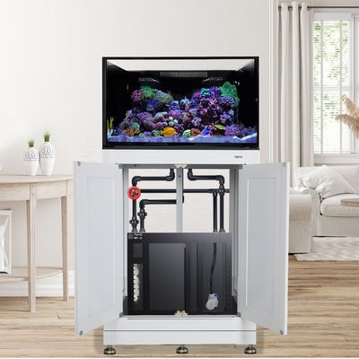 EXT 112 Gallon Lagoon Aquarium Complete Reef System – White (Made to Order)