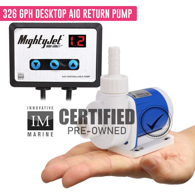 Open Box - MightyJet™ 326 GPH DC AIO Submersible Return Pump [Desktop]