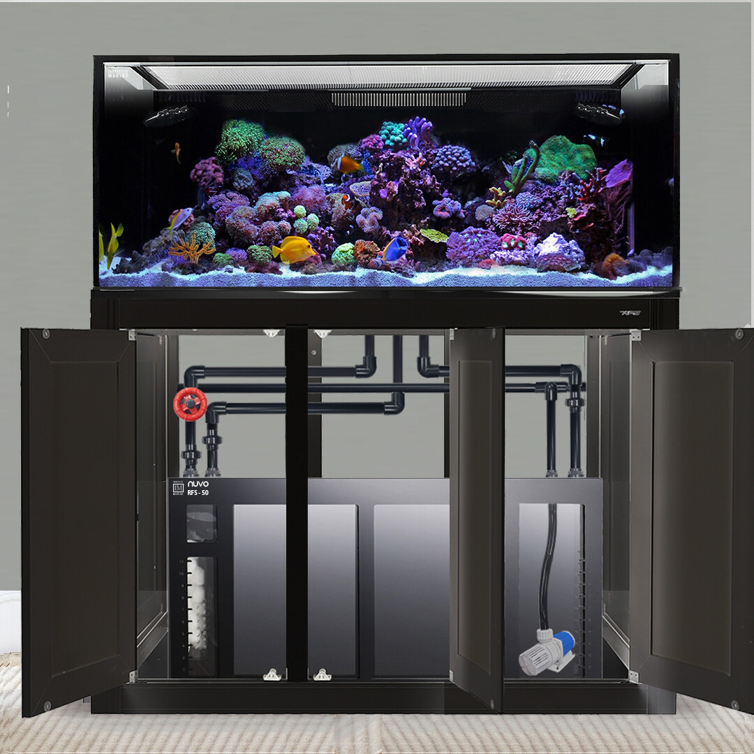 EXT 170 Gallon Complete Reef System – Black - BLEMISHED TANK