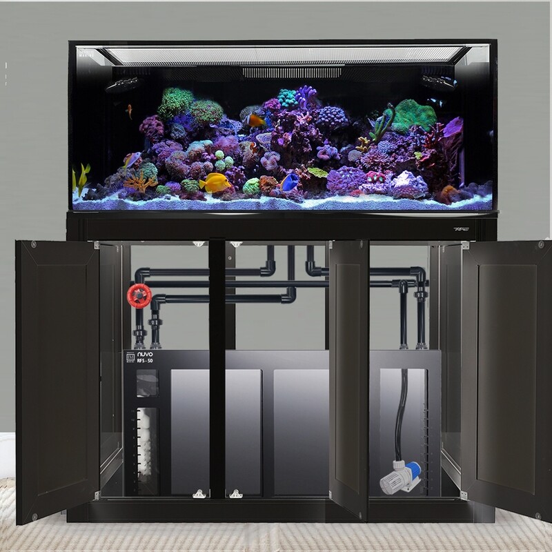 EXT 170 Gallon Complete Reef System – Black - BLEMISHED TANK